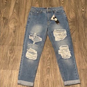 Boohoo blue jeans